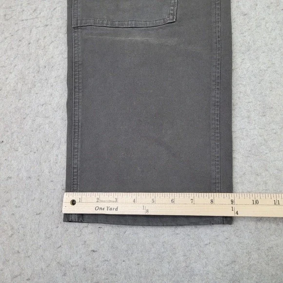 Abercrombie & Fitch Pants Mens Size 28x28 Moss Baggy Double Knee Canvas Workwear - Picture 12 of 13